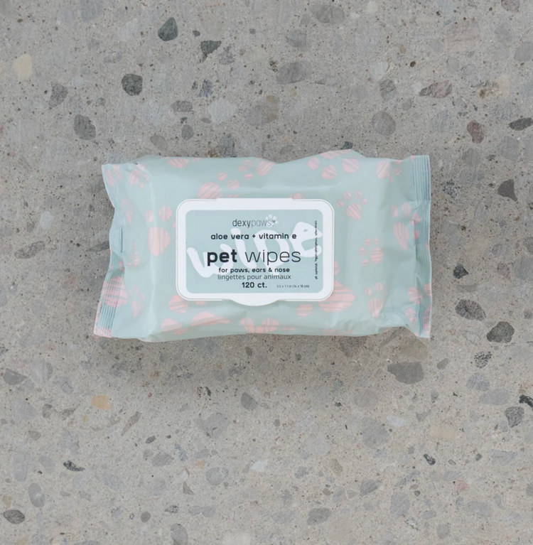 Dexy Paws Dexy Paws - Cleansing Wipes - Aloe - 120ct