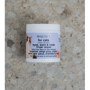 Dexy Paws Dexy Paws - CAT - Cleansing Finger Wipes - 100ct