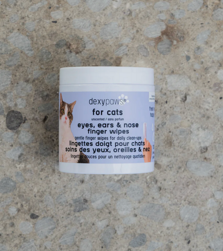 Dexy Paws Dexy Paws - CAT - Cleansing Finger Wipes - 100ct