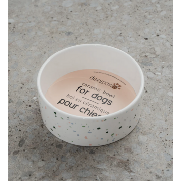 Dexy Paws Dexy Paws - Ceramic Bowl - Terrazo