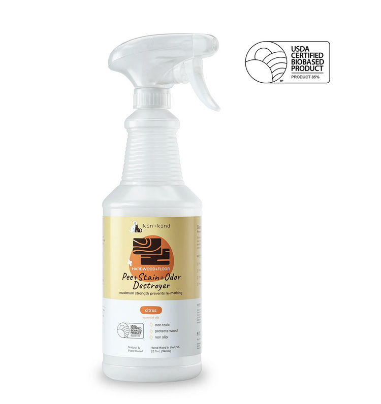 Kin & Kind Kin + Kind - Hardwood + Floor - 32oz - Citrus