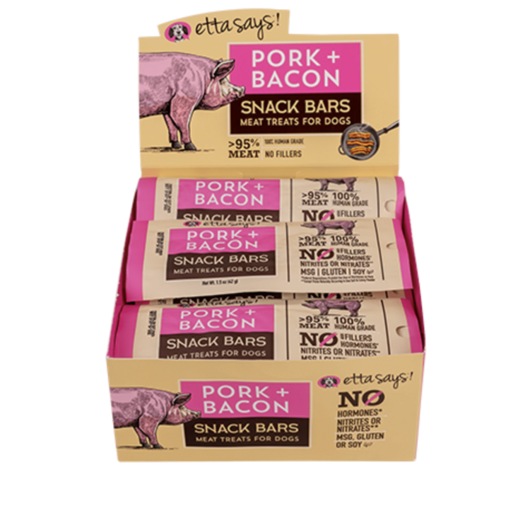 Etta Says Etta Says - Snack Bar - Pork & Bacon - 1.5oz