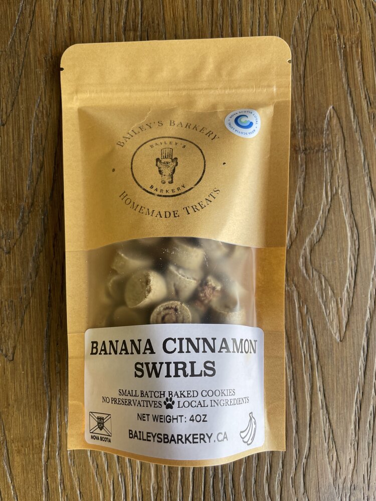 Bailey's Barkery Bailey's Barkery - Banana Cinnamon Swirl- 4oz