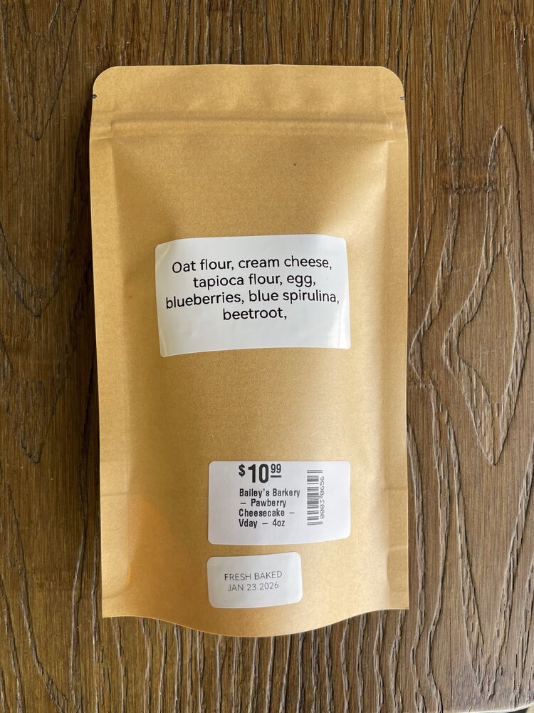 Bailey's Barkery Bailey's Barkery - Pawberry Cheesecake - Vday - 4oz