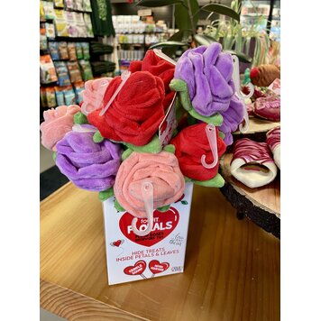 Fou Fou Dog FouFou - Valentine's Plush Rose - 1pc