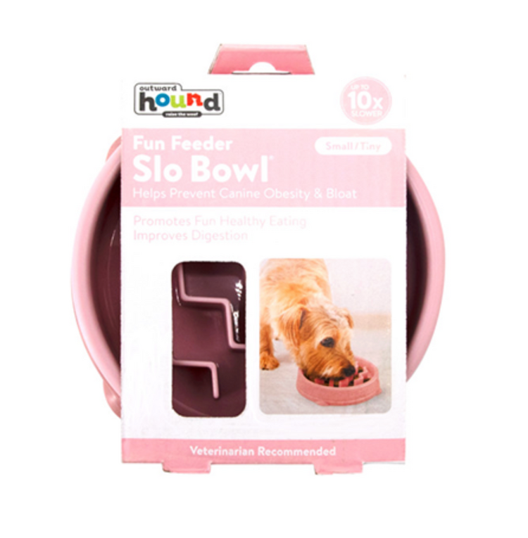 Outward Hound Outward Hound - Fun Feeder - Pink Wave