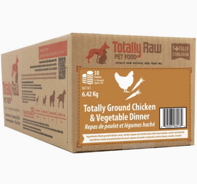 Totally Raw Totally Raw - Chicken w/veggies - 15lbs
