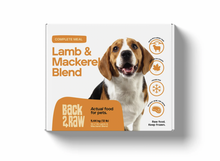 Back2Raw Back2Raw - Complete - Lamb & Mackerel Blend - 12lbs