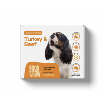 Back2Raw Back2Raw - Complete - Turkey & Beef Combo - 12lbs