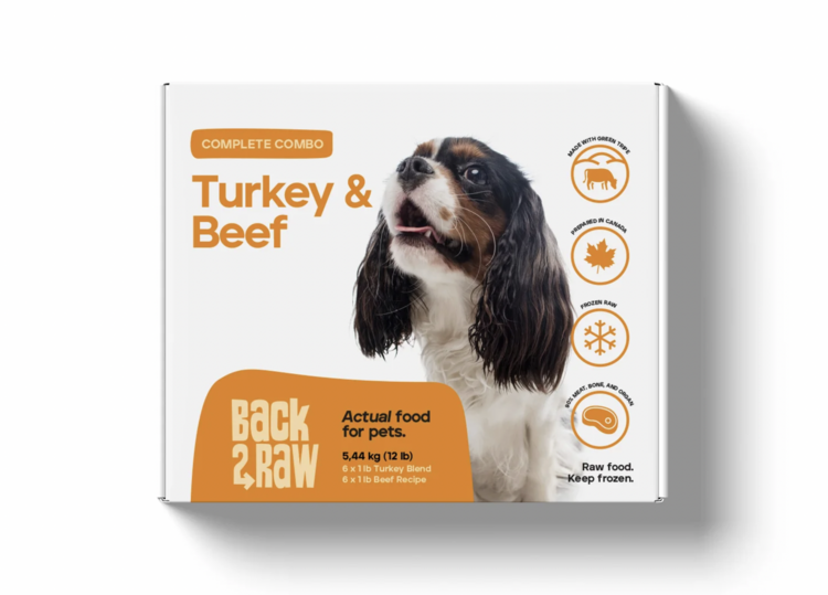 Back2Raw Back2Raw - Complete - Turkey & Beef Combo - 12lbs