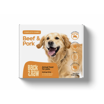Back2Raw Back2Raw - Complete - Beef & Pork Combo - 12lbs