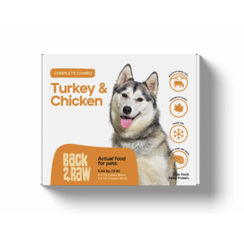 Back2Raw Back2Raw - Complete - Turkey Blend & Chicken Blend - 12lbs