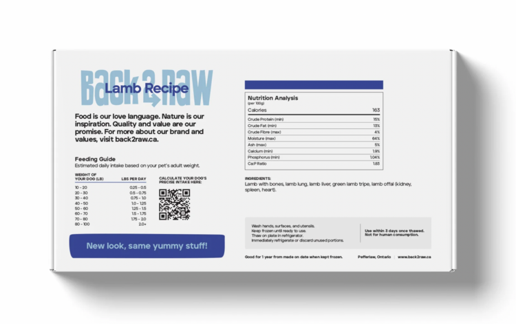 Back2Raw Back2Raw - Basic - Lamb - 12lbs