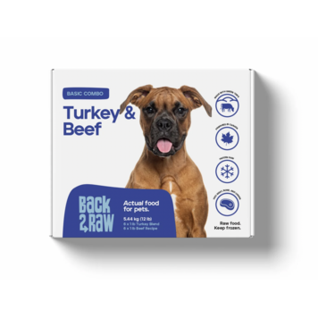 Back2Raw Back2Raw - Basic - Turkey & Beef Combo - 12lbs