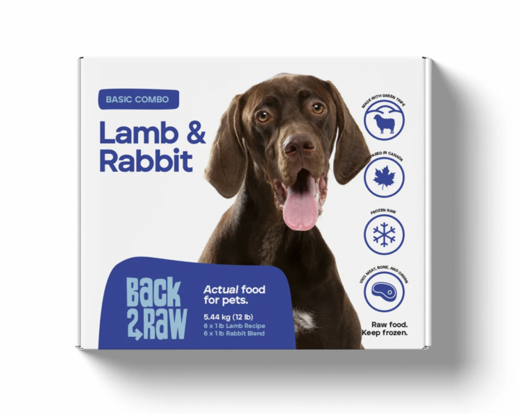 Back2Raw Back2Raw - Basic - Lamb & Rabbit Combo - 12lbs
