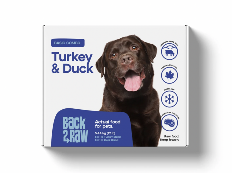 Back2Raw Back2Raw - Basic - Turkey & Duck Combo - 12lbs