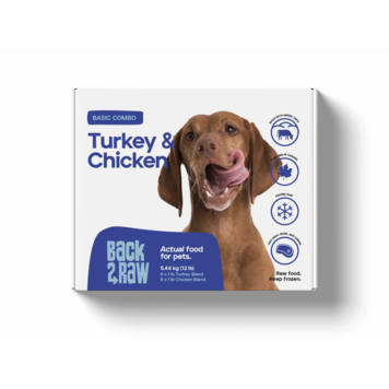 Back2Raw Back2Raw - Basic - Turkey & Chicken Combo - 12lbs