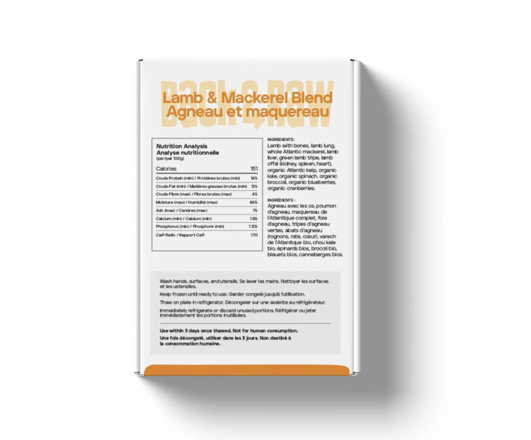Back2Raw Back2Raw - Complete - Lamb & Mackerel - 4lbs