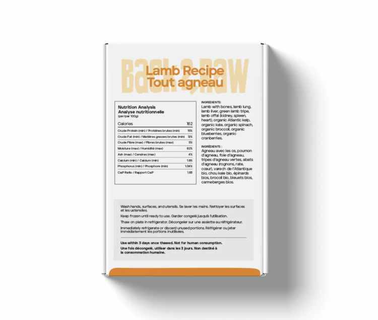 Back2Raw Back2Raw - Complete - Lamb Recipe - 4lbs