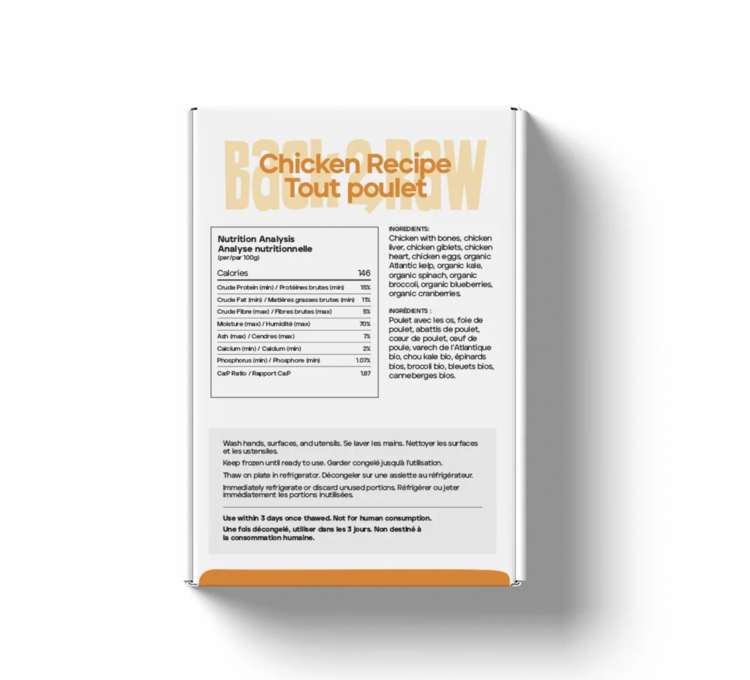 Back2Raw Back2Raw - Complete - Chicken Recipe - 4lbs