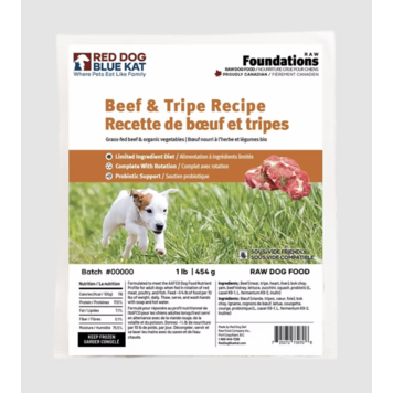 RDBK RDBK - Foundations Beef & Tripe - 1lb  (4 x 0.25lb)