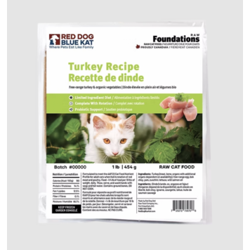RDBK RDBK - CAT - Foundations Turkey - 1lb (4 x 0.25lb)