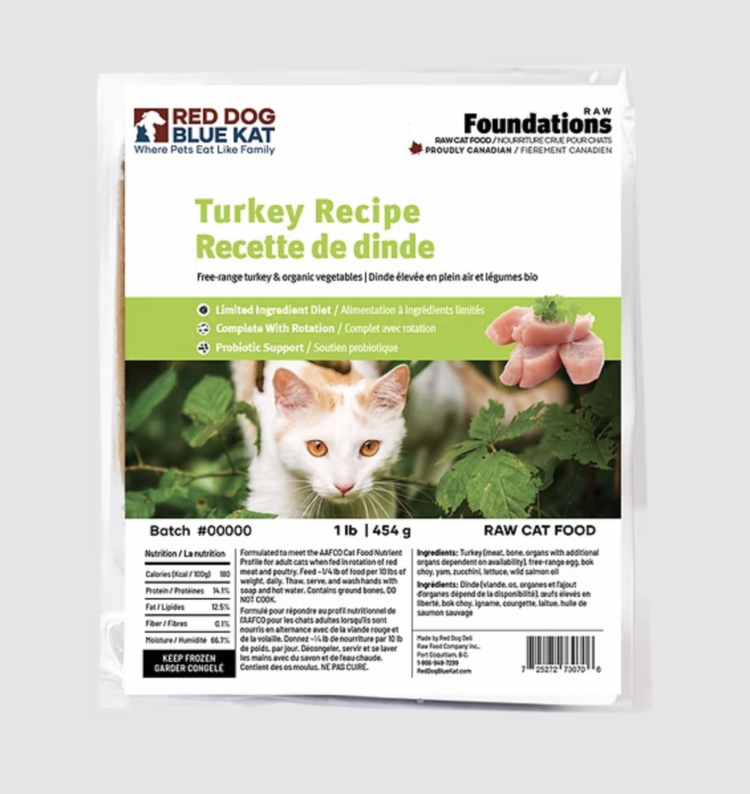 RDBK RDBK - CAT - Foundations Turkey - 1lb (4 x 0.25lb)