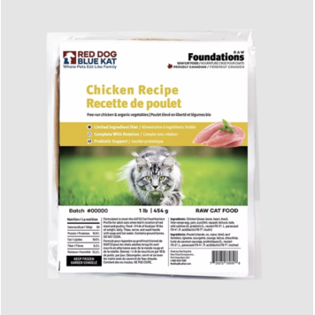 RDBK RDBK - CAT - Foundations Chicken - 1lb (4 x 0.25lb)
