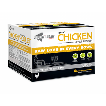 Iron Will Raw Iron Will - Basic - Chicken - 6lbs