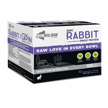 Iron Will Raw Iron Will - Basic - Rabbit - 6lbs