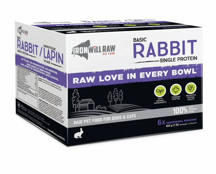 Iron Will Raw Iron Will - Basic - Rabbit - 6lbs