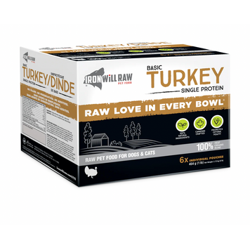 Iron Will Raw Iron Will - Basic - Turkey - 6lbs