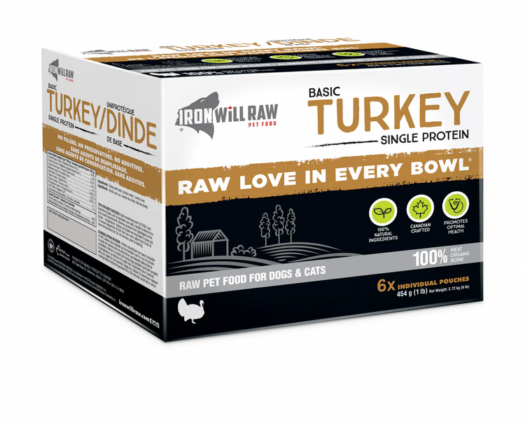 Iron Will Raw Iron Will - Basic - Turkey - 6lbs