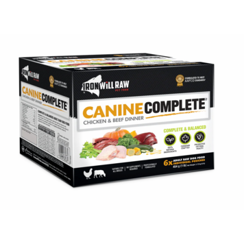 Iron Will Raw Iron Will Raw - Canine Complete - Chicken & Beef - 6lbs