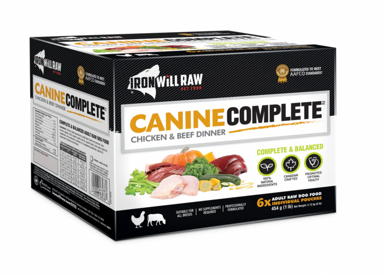 Iron Will Raw Iron Will Raw - Canine Complete - Chicken & Beef - 6lbs