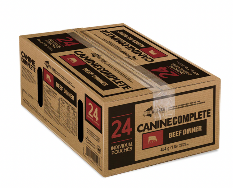 Iron Will Raw Iron Will Raw - Canine Complete - Beef Dinner - 24lbs