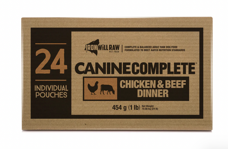 Iron Will Raw Iron Will Raw - Canine Complete - Chicken & Beef - 24lbs