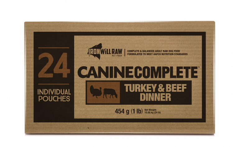 Iron Will Raw Iron Will Raw - Canine Complete - Turkey & Beef - 24lbs