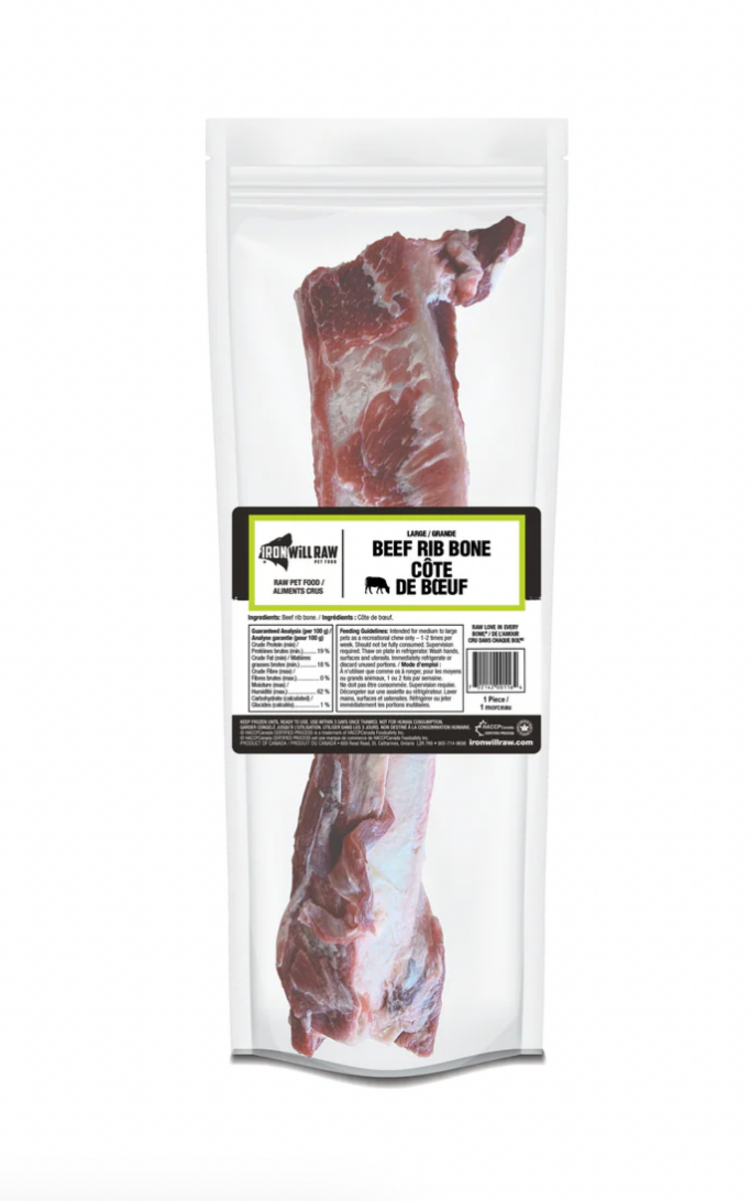 Iron Will Raw Iron Will - Beef Flat Rib - 1pc