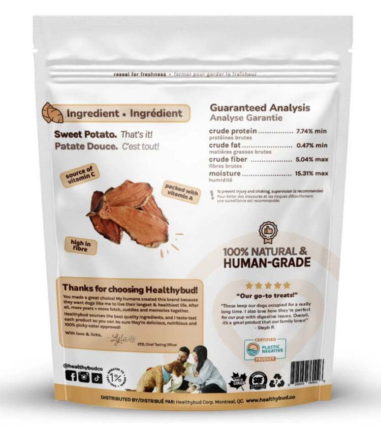 Healthy Bud Healthy Bud - Sweet Potato - 160g