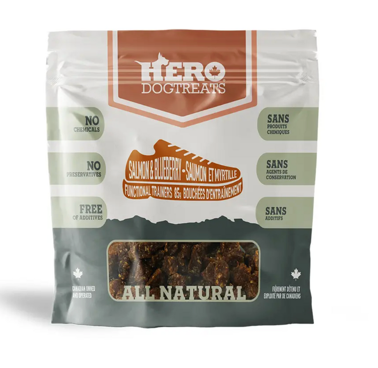 Hero Dog Treats Hero - Functional Trainers - Salmon & Blueberry - 85g