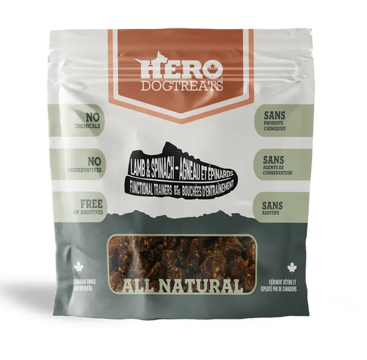 Hero Dog Treats Hero - Functional Trainers - Lamb & Spinach - 85g