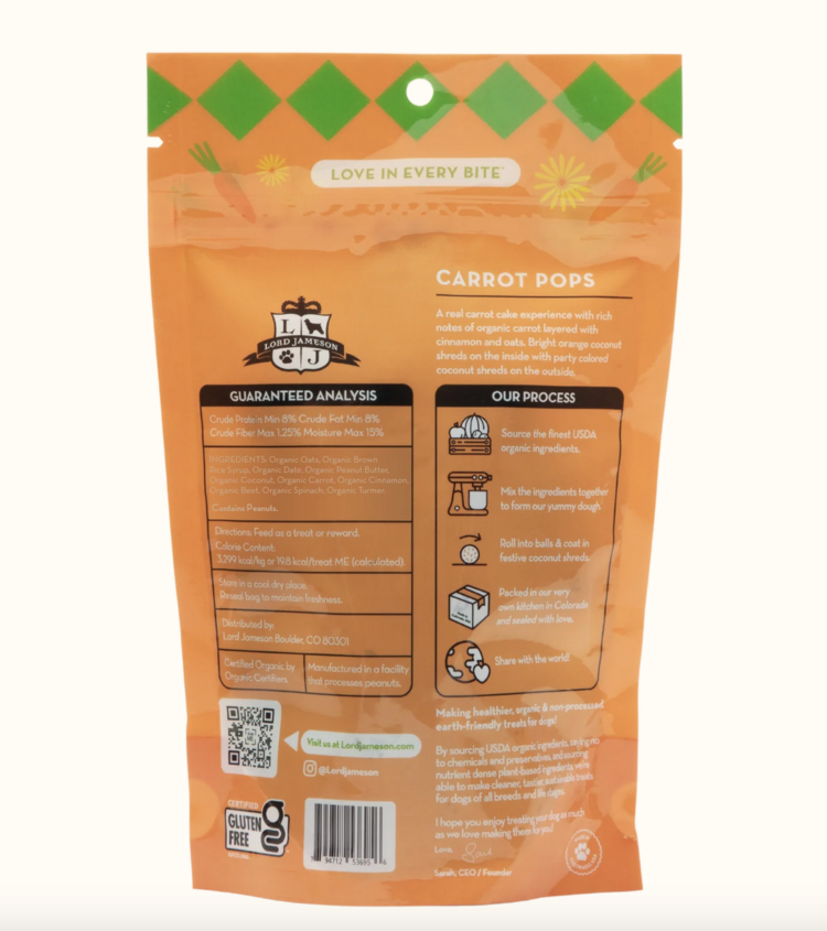 Lord Jameson Lord Jameson - Carrot Pops - 6oz