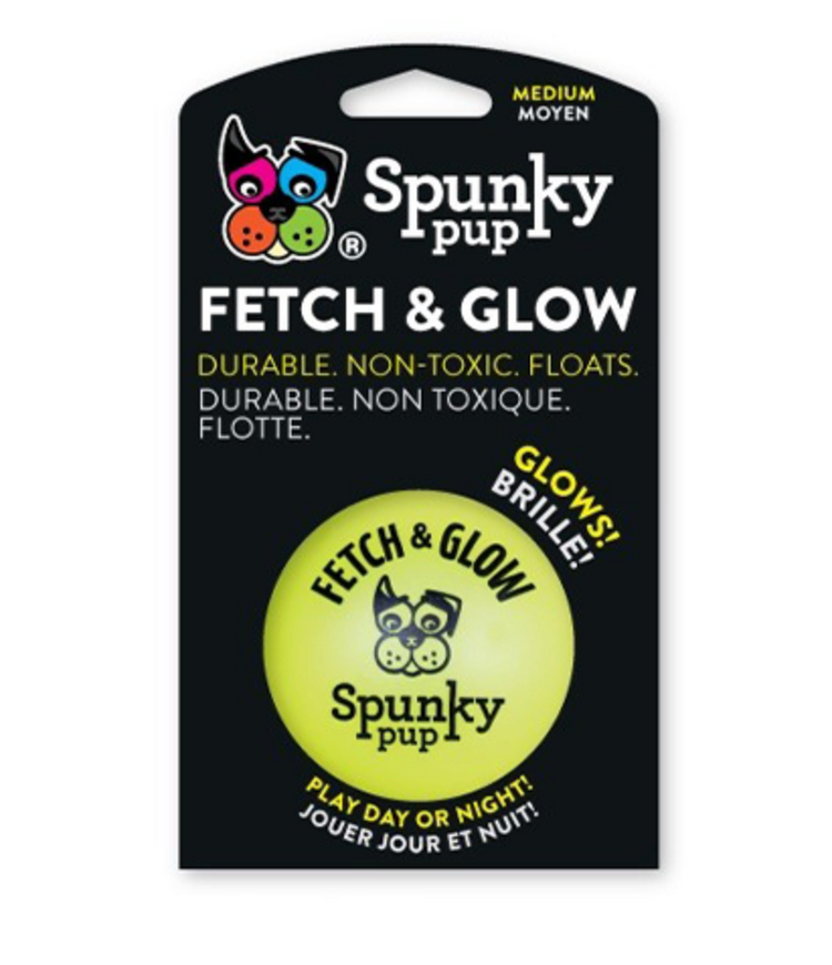 Spunky Pup Spunky Pup - Fetch & Glow Ball - Medium