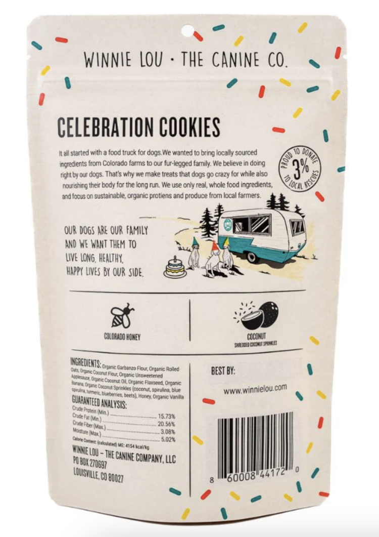 Winnie Lou Winnie Lou - Celebration Cookies - 4oz