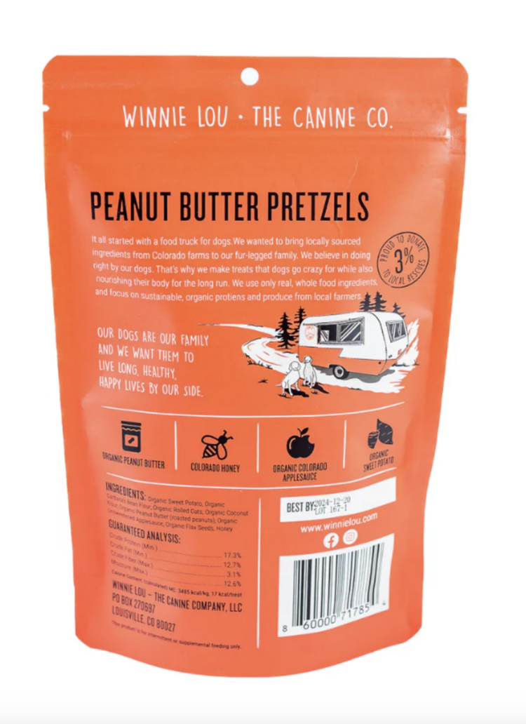 Winnie Lou Winnie Lou - Peanut Butter Pretzels - 4oz