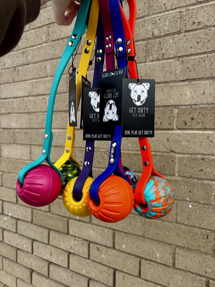 Get Dirty Dog Get Dirty - Floating Biothane Ball Tug