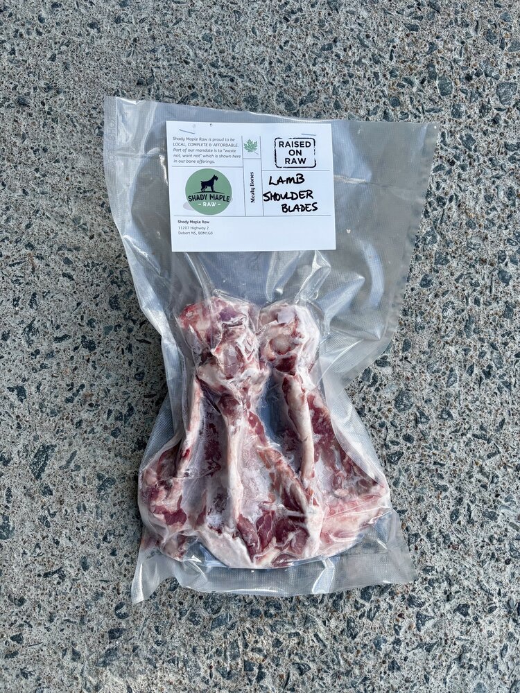 Shady Maple Raw Shady Maple - Lamb Shoulder Blades - 3pk