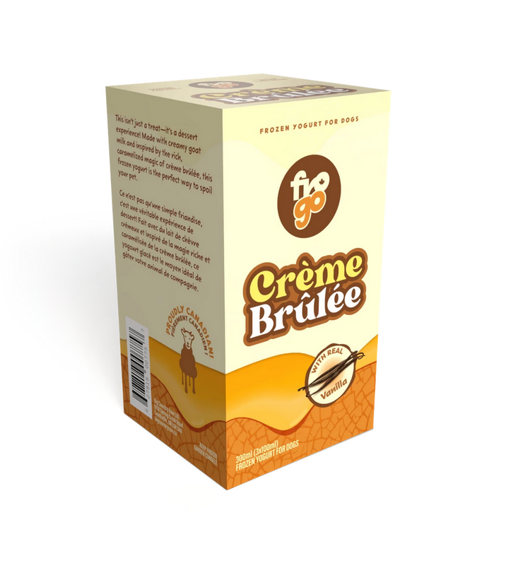 Big Country Raw BCR - Frozen Goat Yogurt - Creme Brulee