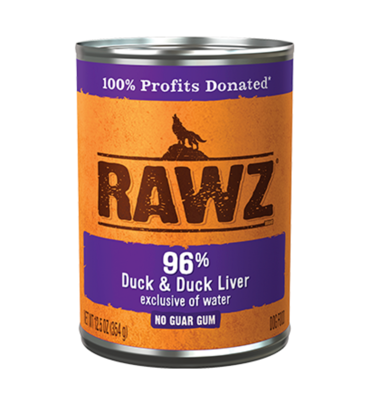 Rawz Rawz - Duck & Duck Liver - 12.5oz